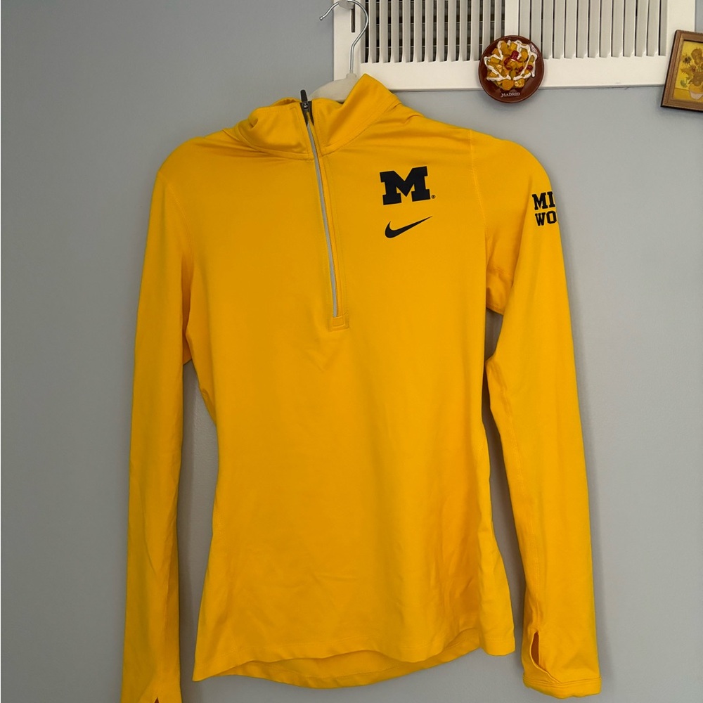 Michigan Wolverines Nike Dri-fit Quarter Zip